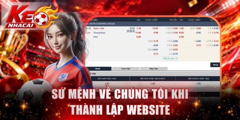 Sứ mệnh về chúng tôi khi thành lập website